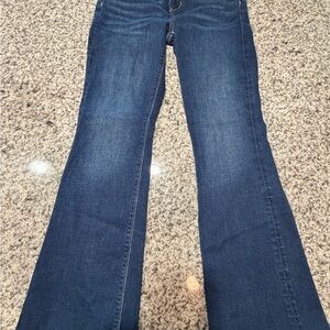 American Eagle Outfitters Dark Blue Flare Jeans